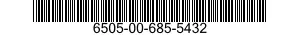 6505-00-685-5432 ERYTHROMYCIN GLUCEPTATE,STERILE,USP 6505006855432 006855432