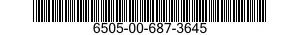 6505-00-687-3645  6505006873645 006873645