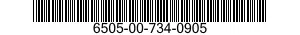 6505-00-734-0905  6505007340905 007340905