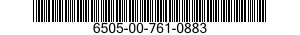 6505-00-761-0883  6505007610883 007610883