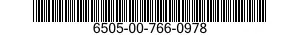 6505-00-766-0978  6505007660978 007660978