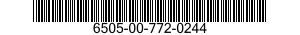 6505-00-772-0244  6505007720244 007720244