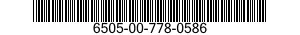 6505-00-778-0586  6505007780586 007780586