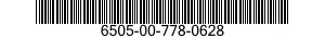 6505-00-778-0628  6505007780628 007780628
