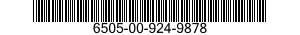 6505-00-924-9878  6505009249878 009249878