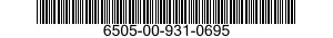 6505-00-931-0695  6505009310695 009310695