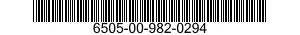 6505-00-982-0294  6505009820294 009820294