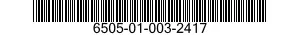 6505-01-003-2417 HALOPERIDOL TABLETS,USP 6505010032417 010032417