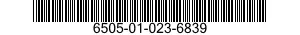 6505-01-023-6839 SODIUM CHLORIDE INJECTION,USP 6505010236839 010236839