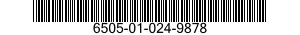 6505-01-024-9878  6505010249878 010249878