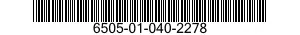 6505-01-040-2278 PRAZOSIN HYDROCHLORIDE CAPSULES,USP 6505010402278 010402278