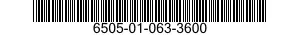 6505-01-063-3600  6505010633600 010633600