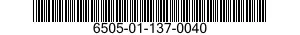 6505-01-137-0040  6505011370040 011370040