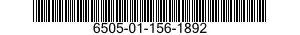 6505-01-156-1892 ALCOHOL,DEHYDRATED,INJECTION,USP 6505011561892 011561892