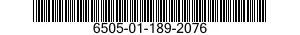 6505-01-189-2076  6505011892076 011892076