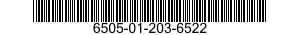 6505-01-203-6522 LIDOCAINE HYDROCHLORIDE AND DEXTROSE INJECTION,USP 6505012036522 012036522