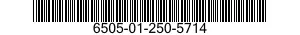 6505-01-250-5714 ALUMINUM ACETATE TABLETS FOR TOPICAL SOLUTION 6505012505714 012505714