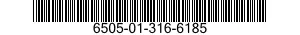 6505-01-316-6185  6505013166185 013166185