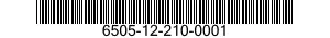 6505-12-210-0001  6505122100001 122100001