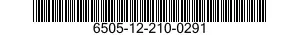 6505-12-210-0291 ATROPINE SULFATE INJECTION 6505122100291 122100291