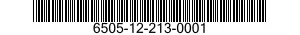 6505-12-213-0001 TETANUS TOXOID,ADSORBED 6505122130001 122130001