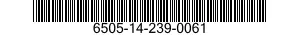 6505-14-239-0061  6505142390061 142390061