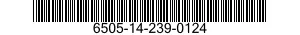 6505-14-239-0124  6505142390124 142390124