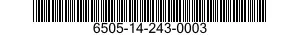 6505-14-243-0003  6505142430003 142430003