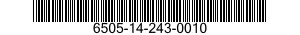 6505-14-243-0010  6505142430010 142430010