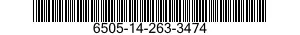 6505-14-263-3474  6505142633474 142633474