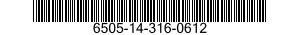 6505-14-316-0612  6505143160612 143160612