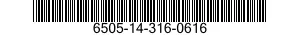 6505-14-316-0616  6505143160616 143160616