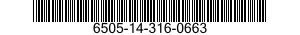 6505-14-316-0663  6505143160663 143160663