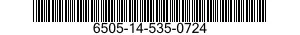 6505-14-535-0724 SODIUM CHLORURE,POU 6505145350724 145350724