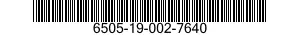 6505-19-002-7640 DILTIAZEM HYDROCHLORIDE INJECTION 6505190027640 190027640