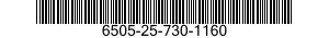 6505-25-730-1160 IODINE AND POTASSIUM IODIDE 6505257301160 257301160