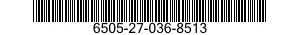 6505-27-036-8513 DEXTROSE AND SODIUM CHLORIDE INJECTION,MODIFIED 6505270368513 270368513