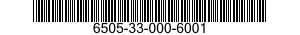 6505-33-000-6001 DIMENHYDRINATE TABLETS 6505330006001 330006001