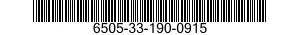 6505-33-190-0915 ANTIGENO, PARATIFOI 6505331900915 331900915