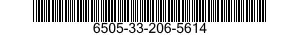 6505-33-206-5614 LIDOCAINE HYDROCHLORIDE INJECTION 6505332065614 332065614