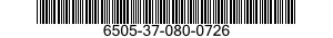 6505-37-080-0726  6505370800726 370800726