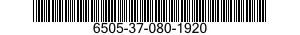 6505-37-080-1920  6505370801920 370801920