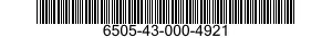 6505-43-000-4921 MANNITOL INJECTION 6505430004921 430004921