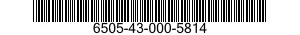6505-43-000-5814 SULFADIAZINE SILVER CREAM 6505430005814 430005814