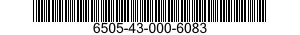 6505-43-000-6083 NYSTATIN ORAL SUSPENSION 6505430006083 430006083
