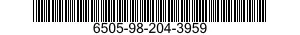 6505-98-204-3959 IBUPROFEN TABLETS 6505982043959 982043959