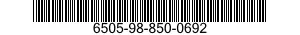 6505-98-850-0692 ETHINYLOESTRADIOL A 6505988500692 988500692