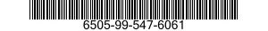 6505-99-547-6061 BENDROFLUAZIDE TABL 6505995476061 995476061