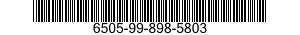 6505-99-898-5803 PARACETAMOL 6505998985803 998985803