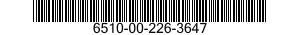 6510-00-226-3647  6510002263647 002263647
